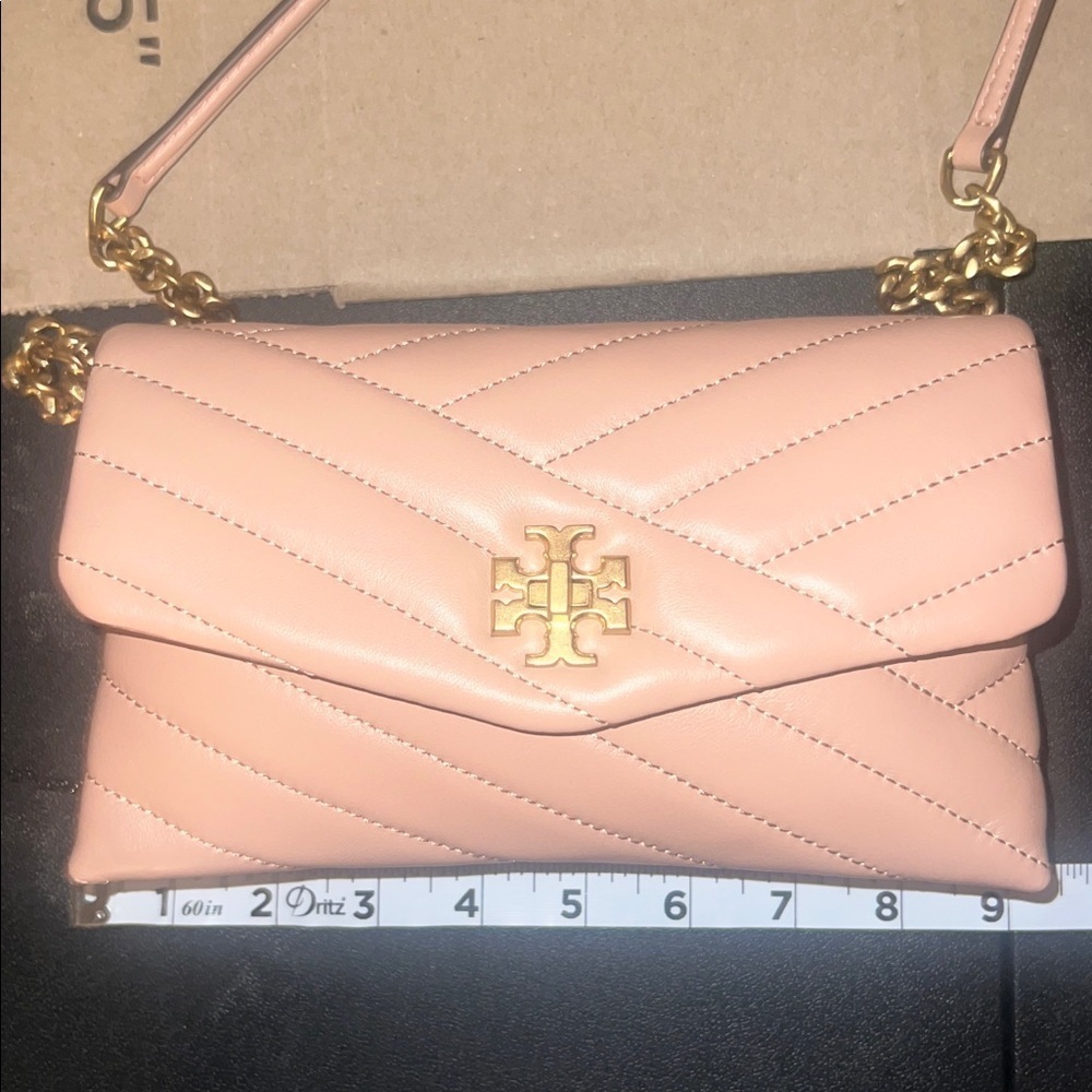 Tory Burch Blush Quilted Crossbody Bag